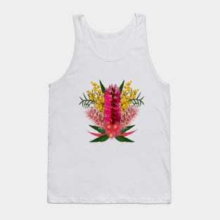 Australian Flower Bouquet Tank Top